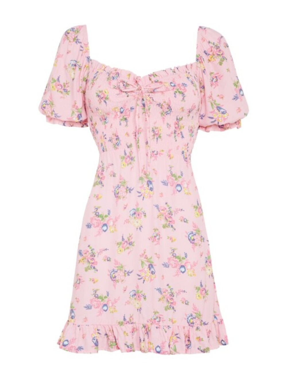Nwt Fairhfull The Brand Juliet Vintage Floral Pink Dress Xs Bubblegum Kawaii